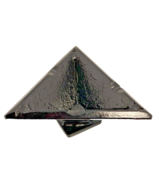 Unique Welded Steel Triangle Cigar Ash Tray Footed Black, [e-06] - $367.97 MXN