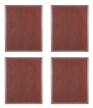 Pack of 4 Mahogany Finish Blank Wood Plaque 6&quot; x 8&quot; Only $6.95 each (PL43) - £22.22 GBP