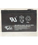 4 PK Jiming JM-6M10AC 6V 10Ah Sealed Lead-Acid Battery Replacement - $2,087.74 MXN