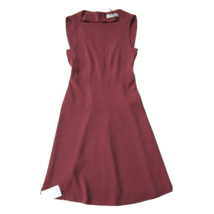NWT MM. Lafleur The Cindy 2.0 in Brick Red Stretch Twill Fit &amp; Flare Dress 0 - £55.67 GBP