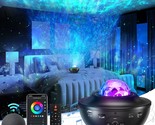 Galaxy Sky Star Projector Led Starry Night Light, Cool Planetarium Music... - $47.99