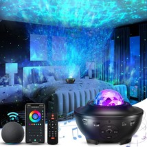 Galaxy Sky Star Projector Led Starry Night Light, Cool Planetarium Music Show La - £38.36 GBP