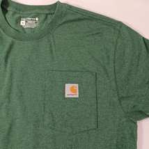 Carhartt K87 G55 Loose Fit Heavyweight Men's M Green Short Sleeve Pocket T-Shirt image 4