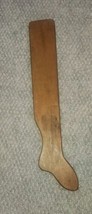 Vintage Wood Childs? Sock Stretcher Form Hosiery Display Piece Small 18.5 Inches - £23.19 GBP