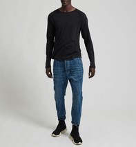 ONE TEASPOON Mens T-Shirt Long Sleeve Mr. Taylor Fox Black Size XL 17062D  - £40.99 GBP