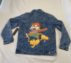 Nickolodeon x Members Only Rugrats Jean Denim Jacket Blue New Mens Large... - $58.05