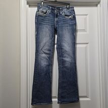 Vigoss Jeans Women&#39;s Heritage Fit Chelsea Boot Cut Medium Wash Blue Size... - $29.06