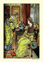 Princess Bell-Etoile Tempted By Teintise by Walter Crane - Art Print - £17.25 GBP+