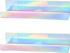 The Original Rainbow Iridescent Acrylic Floating Shelves By X-Float, Or Kitchen. - £35.93 GBP