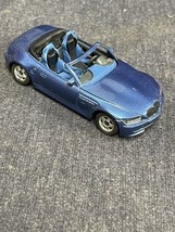 Burago BMW M3 Blue Convertible Roadster 1/43 Scale 1996 Made in italy - $8.91