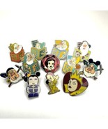 Snow White 7 Dwarves Disney Trading Pin Jack In The Box Lot Of 12  Evil ... - £22.06 GBP