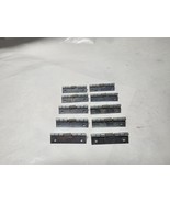 10 pcs. [5 Pair] of 1" x 2" Plain Zinc Plated Spring Butt Hinge- Utility Hinges - $19.99