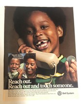 1970s Bellsouth Reach Out And Touch Someone Vintage Print Ad Advertiseme... - £6.10 GBP