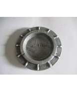 RARE ASHTRAY BC COAST SERVICE PRINCESS KATHLEEN 5-1/2&quot; SHIP MOTIF PEWTER... - $248.72 MXN