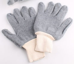 2 Paar Cordova 3218G Standard Gewicht Handschuhe, Grau, Loop-Out, Knit A... - $15.97