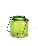 GREEN JAR CANDLE LANTERN - $28.00