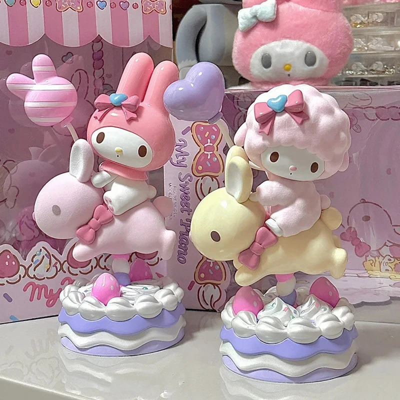 Original Miniso Sanrio My Melody My Sweet Piano Figure Sweet Party Series Pvc - £52.25 GBP+