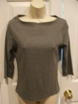 NEW IN PKG No Boundaries HEATHER GRAY 3/4 SLEEVE Top Junior MED- 5-7 - $10.29