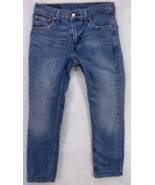 Levi’s 511 Jeans Men&#39;s Size 30x30 Blue Pants Slim Leg Denim Fade Low Rise - £14.79 GBP