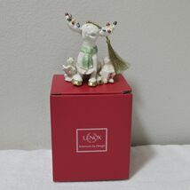 Lenox 2015 annual Moose Christmas Ornament MERRY MOOSE CHOIR 849611 - $75.27