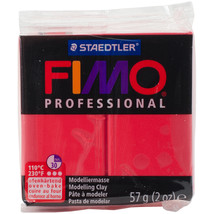 Fimo Professional Soft Polymer Clay 2oz Red - £11.55 GBP