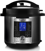 MegaChef 6 Qt Brushed Stainless Steel Electric Digital Pressure Cooker w... - £91.14 GBP