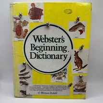 Websters Beginning Dictionary Hardcover Color Illustrations 1980 Edition - £7.49 GBP