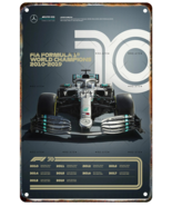 F1 2010s World Champ Grand Prix racing metal wall poster decor Tin Sign ... - $354.97 MXN