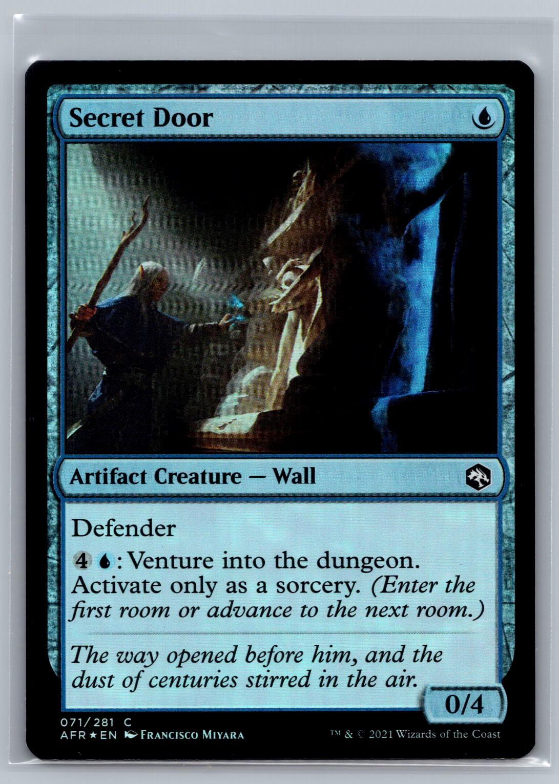 Primary image for MTG Card Adventures in the Forgotten Realm Secret Door Artifact Wall 071