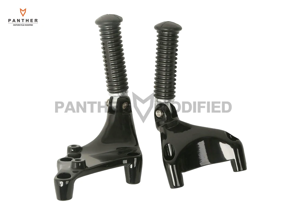 Motorcycle Rear Penger FootPegs Moto Anti Vition Foot Rest case  Harley ... - $260.35