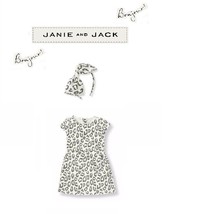 Janie and Jack girl &quot;Parisian Park&quot; Collection dress &amp; headband set Size... - £46.61 GBP