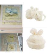 Bunnies By The Bay Glad Dreams Faux Fur Hat Muff Sz 6-12 Months White - €31,54 EUR