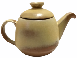 Frankoma Plainsman Pottery Desert Gold Tea Pot w Lid 6T Heavy Duty Farmhouse Vtg - £28.27 GBP