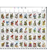 State Birds and Flowers Full Sheet of Fifty 20 Cent Stamps Scott 1953-2002 - $19.95