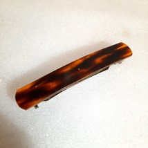 Vintage Goody Tortoise Shell Barrette Hair Clip brown black plastic 80s 90s - £9.57 GBP