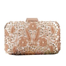 Famous New sequin dinner bag Girl handmade bead embroidery banquet clutch bag la - £78.14 GBP