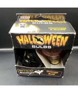 Halloween Party Blacklight &amp; Orange Light Bulbs 75 Watt 25 Watt Tested Work - $15.46 CAD