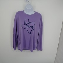 State Of Mine Womens Lilac Texas Shirt Medium New With Tags - $9.90