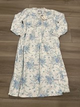 VTG New Old Stock “Accentuate” By Lanz Of Salzburg Flannel Nightgown Gra... - $98.01