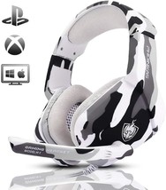 Phoinikas Gaming Headset For Ps4, Xbox One, Pc, Laptop, Mac, Nintendo, Camo - $35.92