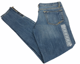 Aeropostale Ashley Utlra Skinny Jeans Juniors 7/8 Medium Wash Zipper Ankles NWT - £27.03 GBP