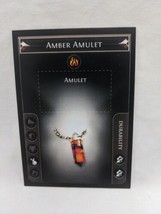 Path Of Exile Exilecon Amber Amulet Normal Trading Card - £55.21 GBP