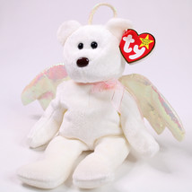 RARE Ty Beanie Babies Halo Angel Bear With Brown Nose Vintage 1998 Retir... - $28.85