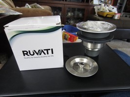 RUVATI Stainless Steel Kitchen Sink Drain with Basket Strainer &amp; Lid RVA... - £13.15 GBP