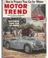 Motor Trend Magazine for Motoring World-Nov. 1953-Austin Healey 100-82 p... - €8,15 EUR