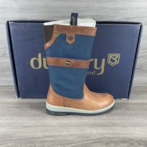 Dubarry Shamrock Tall Gore-Tex Boots Women&#39;s EU Size 37 Navy/Brown - $118.76