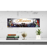 Nightmare before Christmas - Personalized Name Poster, Custom Wall Art Banner - $336.96 MXN - $861.12 MXN