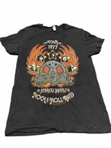 Aerosmith America&#39;s Greatest Tour 1977 Men&#39;s T Shirt Rock &amp; Roll Band Concert M - £15.66 GBP