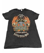 Aerosmith America&#39;s Greatest Tour 1977 Men&#39;s T Shirt Rock &amp; Roll Band Co... - £15.56 GBP