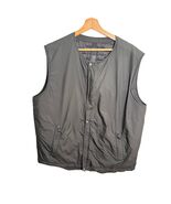 Nike Made in Italy Vest Mens XL Full Zip Pockets Black Rare - $42.00